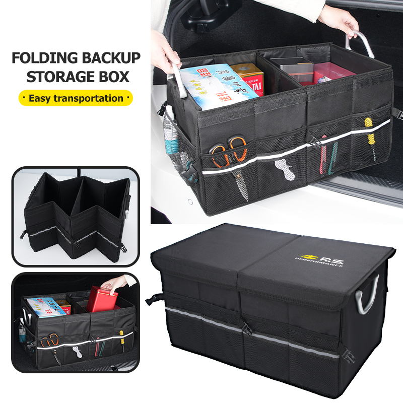 Car Trunk Organizer Foldable Storage Box - Faltbare Kofferraum-Aufbewahrungsbox aus Oxford-Gewebe mit großem