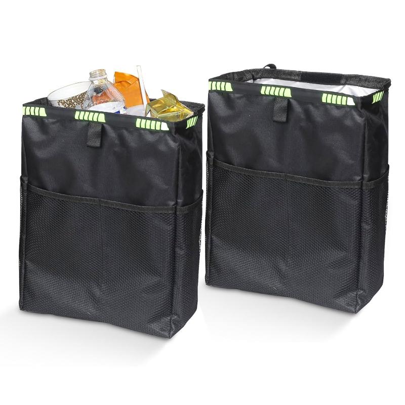 Waterproof Car Trash Can With Lid - Auto-Mülleimer ohne Bohren, wasserdicht, auslaufsicher, hängender