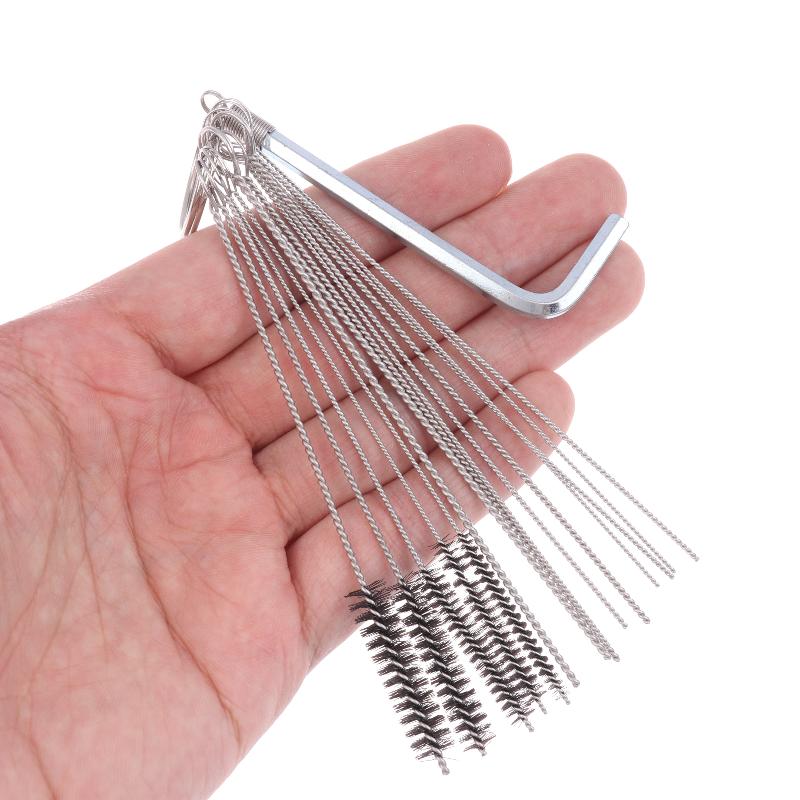 Auto Repair Tools - 1 Set Vergaser-Reinigungswerkzeug-Kit mit Düsen, Nadeln