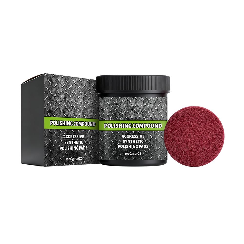 Car Scratch Repair Polishing Wax Paste - Auto-Kratzer-Entferner Polierpaste-Set mit Schwammpad Autolack-Reparaturwachs für