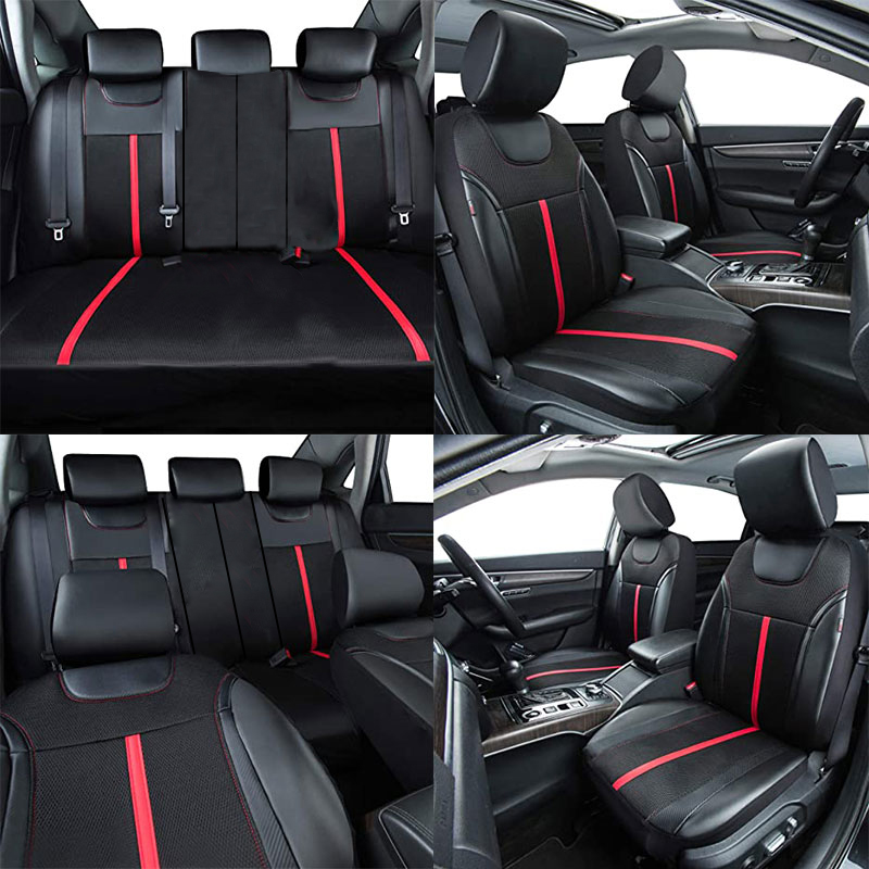 AUTOKING PU-Leder und Netzstof – Leather Car Seat Covers Full Set Universal Bewertung und Preis