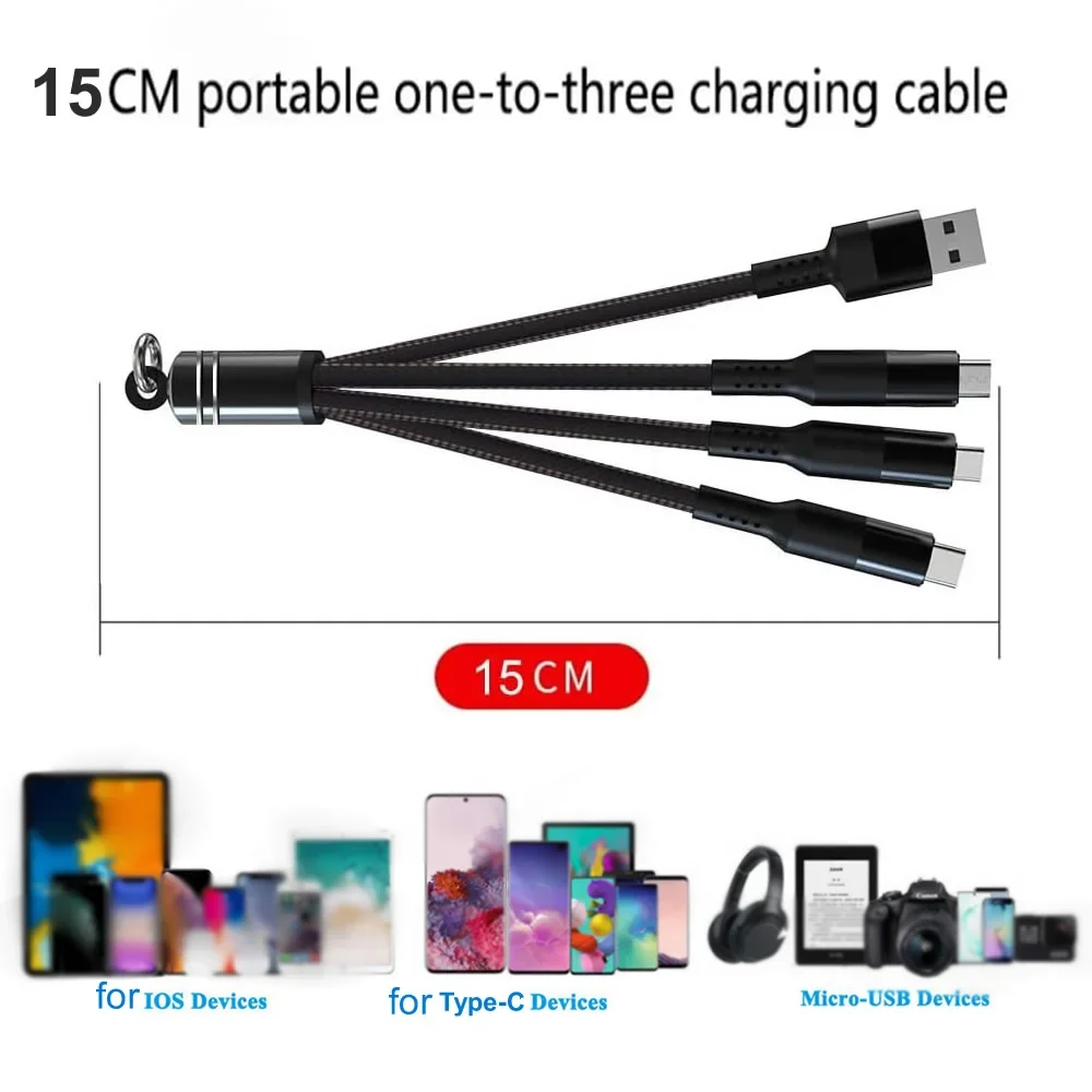 15 cm kurzes 3-in-1-USB-Ladeka – Car Electronics Bewertung und Preis