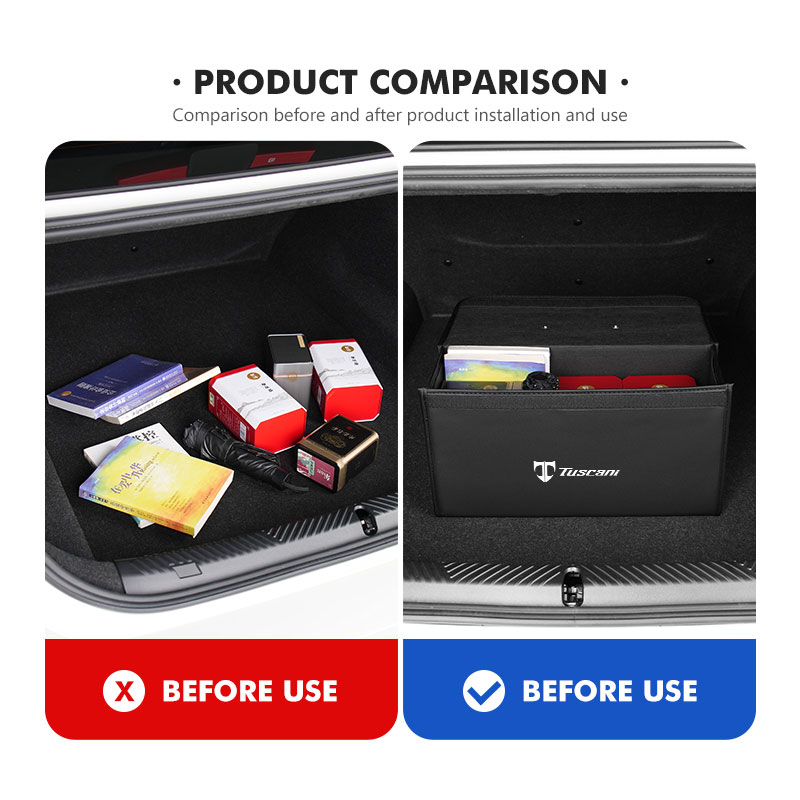 Faltbare Organizer-Tasche für  – Car Trunk Organizer Foldable Storage Box Bewertung und Preis