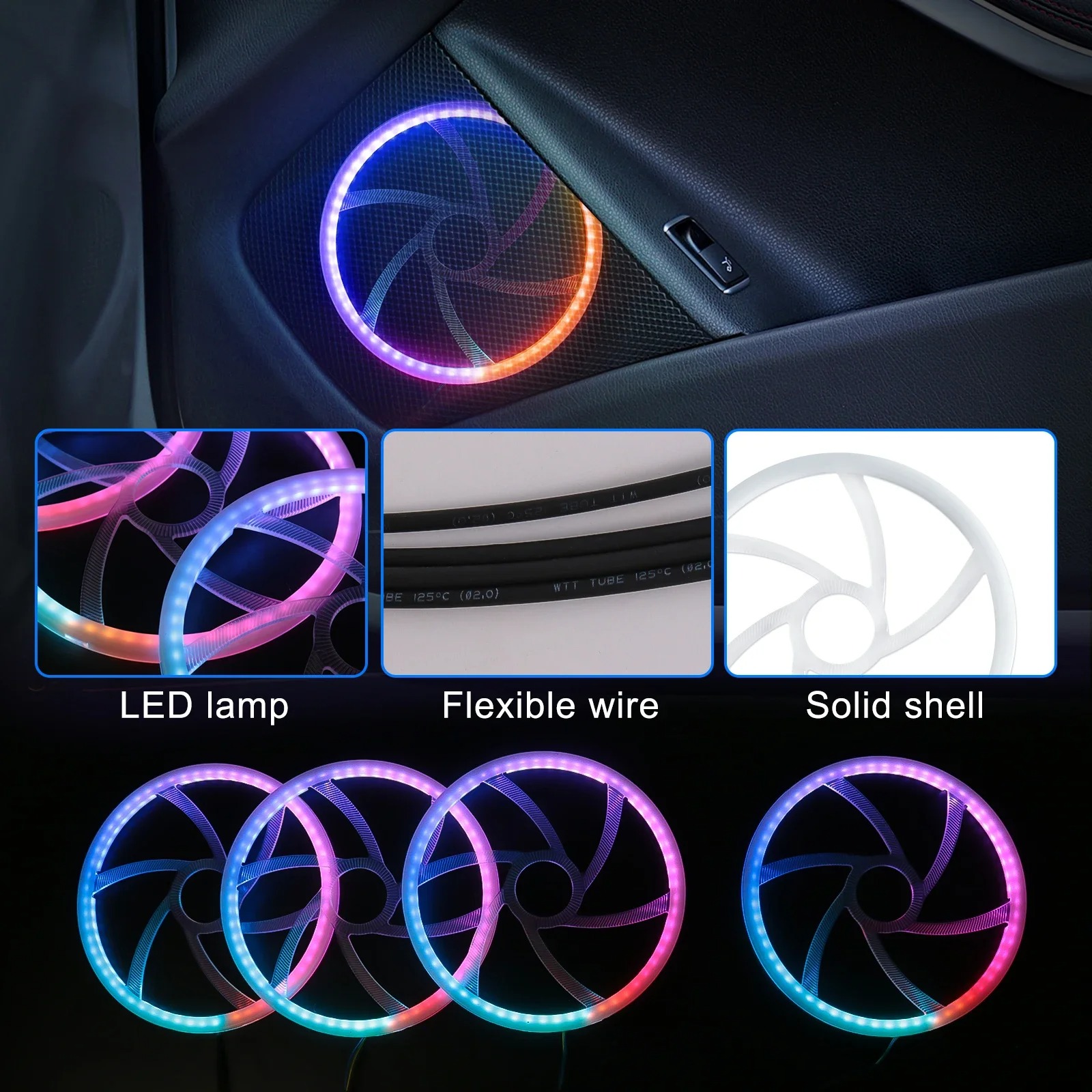 22-in-1 Premium Automotive LED – Led Ambient Interior Car Lights App Control Bewertung und Preis