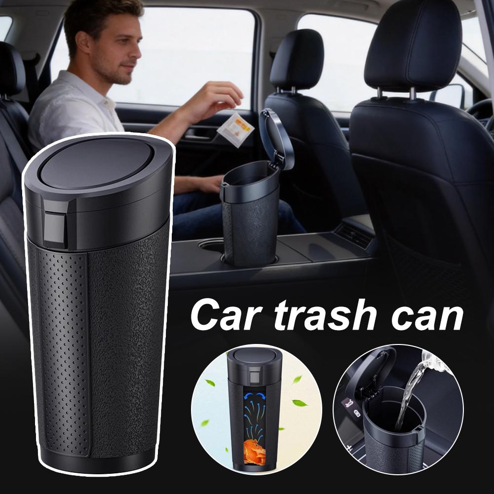 Tragbarer Auto-Mülleimer mit D – Waterproof Car Trash Can With Lid Bewertung und Preis