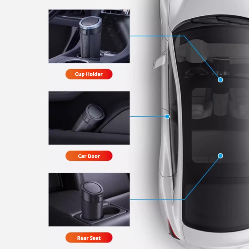 Tragbarer Auto-Mülleimer mit D – Waterproof Car Trash Can With Lid Bewertung und Preis